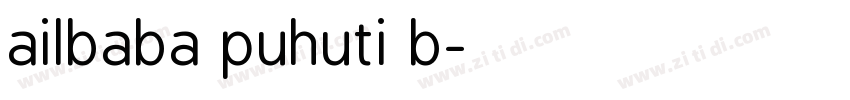 ailbaba puhuti b字体转换